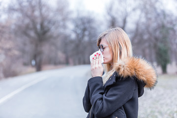 Allergy issues during seasonal changes and regular virus / flu health problems.