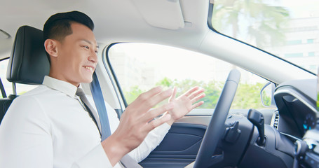 Smart self driving car concept