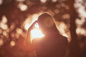 Heart shape universal sign for love and romance.