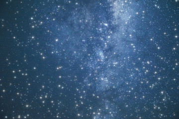 Milky Way stars photographed with astronomical telescope. My astronomy work.