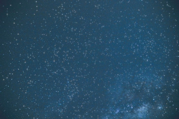 Milky Way stars photographed with astronomical telescope. My astronomy work.