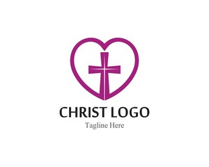 Obraz premium Church Logo vector template creative icon design