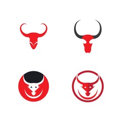 Obraz premium Bull Logo vector