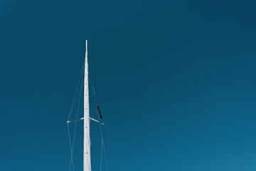 ship mast in sky