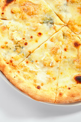 Four cheese pizza