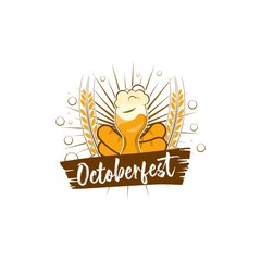Oktoberfest Logo Design Vector