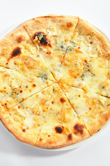 Four cheese pizza