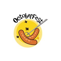 Oktoberfest Logo Design Vector