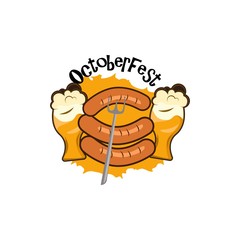 Oktoberfest Logo Design Vector