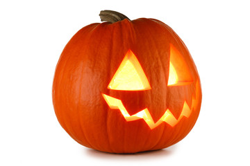 Halloween Pumpkin isolated on white