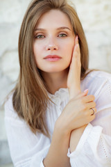 Beautiful woman. Portrait of a beautiful young woman. 