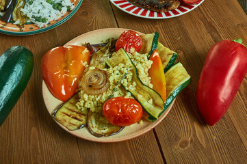 Halloumi and Bulgur Wheat Salad