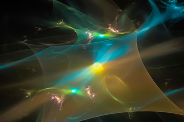 abstract fractal fantasy design background