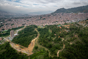 Medellin vue du ciel