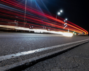 street night trail lights