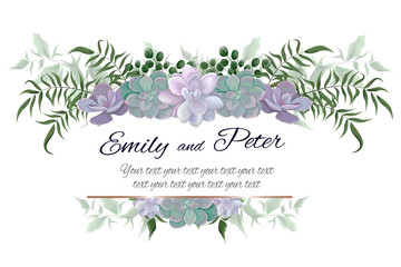 floral background with place for your text