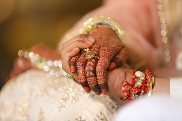 couple holding hands