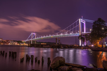 bridge at night