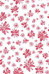Floral seamless background.