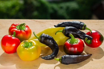 group different varieties of pepper