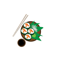 sushi sashimi japan food graphic object restaurant