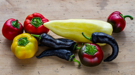 group different varieties of pepper