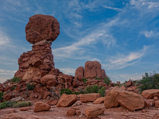 Sunset in Arches National Park