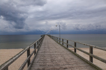 Fototapeta na wymiar Morgenstille an der Ostsee