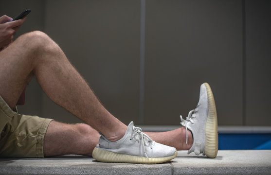 adidas gazelle silver green womens Yeezy 350 V2 "Cloud" Sneaker Sticker  KicksOnSticks