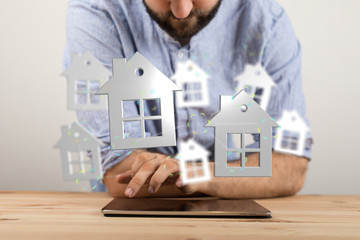 using futuristic interface of smart home automation iot
