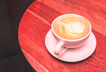 Cap of cappuccino.