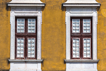 The windows of Mafra Convent, Portugal