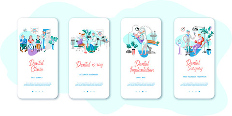 Dental clinic mobile apps set