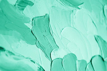 Neo mint background. Colour of the year 2020.