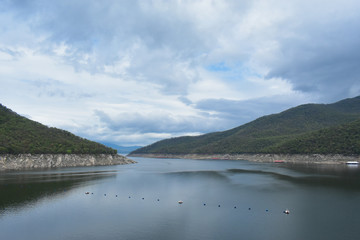 lake in mountains