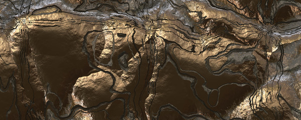 Gold stone texture background