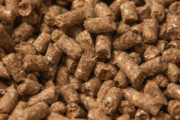 feed granular close-up top view