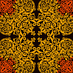 Indian Traditional paisley pattern