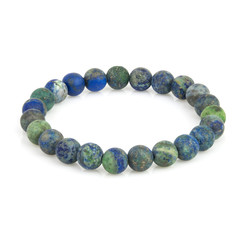 Stone bracelet isolated on white