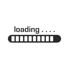 loading, progress icon vector design illustration