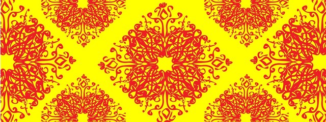 Design Vintage Cards With Mandala Pattern And Ornaments.  illustration.