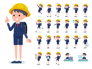 flat type primary school boy_emotion