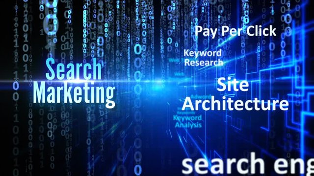 search marketing technology concept video