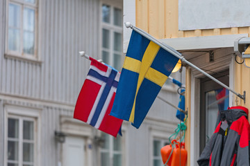 Sweden Norway Flags