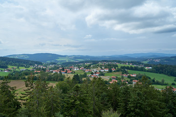 Obraz premium Nationalpark Bayrische Wald von Waldhäuser bis Neuschönau und rund um den Berg Lusen 1373m