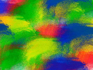 bright colors. brush strokes patterns. watercolor stains. grunge