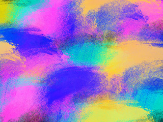 Obraz na płótnie Canvas bright colors. brush strokes patterns. watercolor stains. grunge