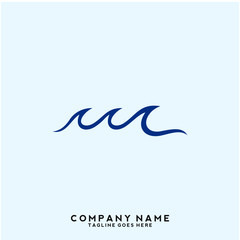 Water wave Logo Template