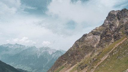 Fototapeta premium mountains and blue sky