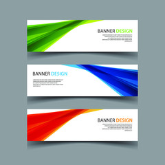 Fototapeta premium Vector Abstract design banner web template